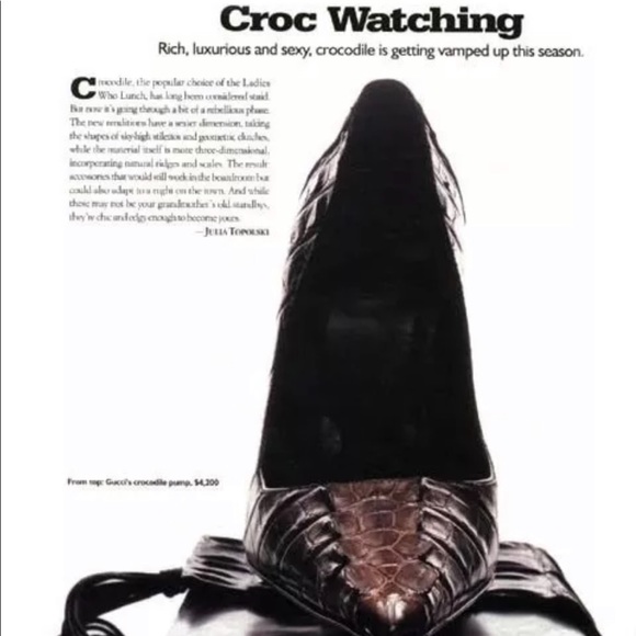 Gucci crocodile heels by Tom Ford NIB $4.2k - Picture 8 of 8